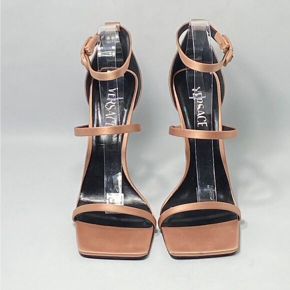 Versace 3 Strap Satin Sandals size 41 - Picture 3 of 13